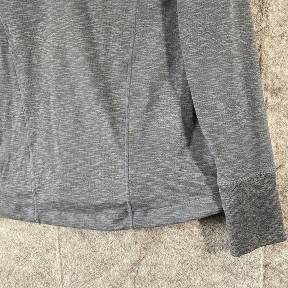 Athleta Sweatshirt Hoodie Small Blue Long Sleeve Pullover Knit - Picture 6 of 11